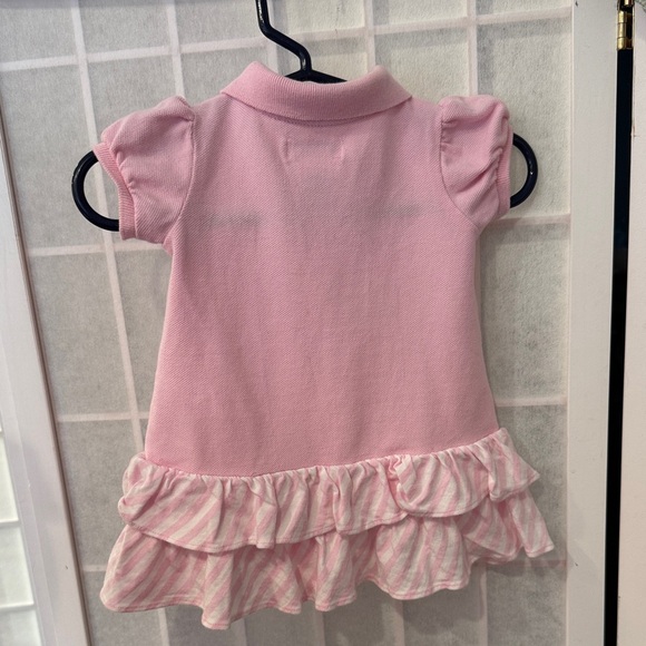 Pink Ralph Lauren Dress with Ruffle Detail Size 3M - Picture 3 of 4